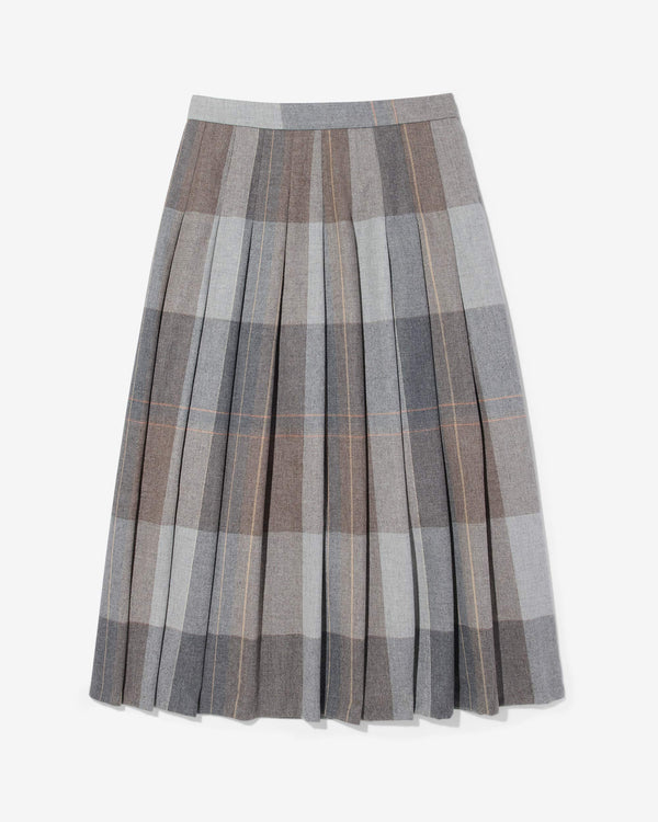 Noah - Plaid Wrap Skirt - Detail