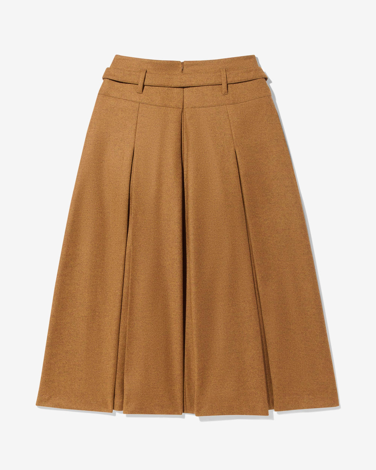 Pleated Wool Skirt