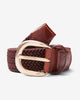 Noah - Elastic Woven Belt - Brown - Swatch