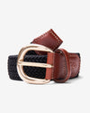 Noah - Elastic Woven Belt - Black - Swatch