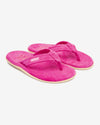 Noah - Suede Island Slipper - Neon Pink - Swatch