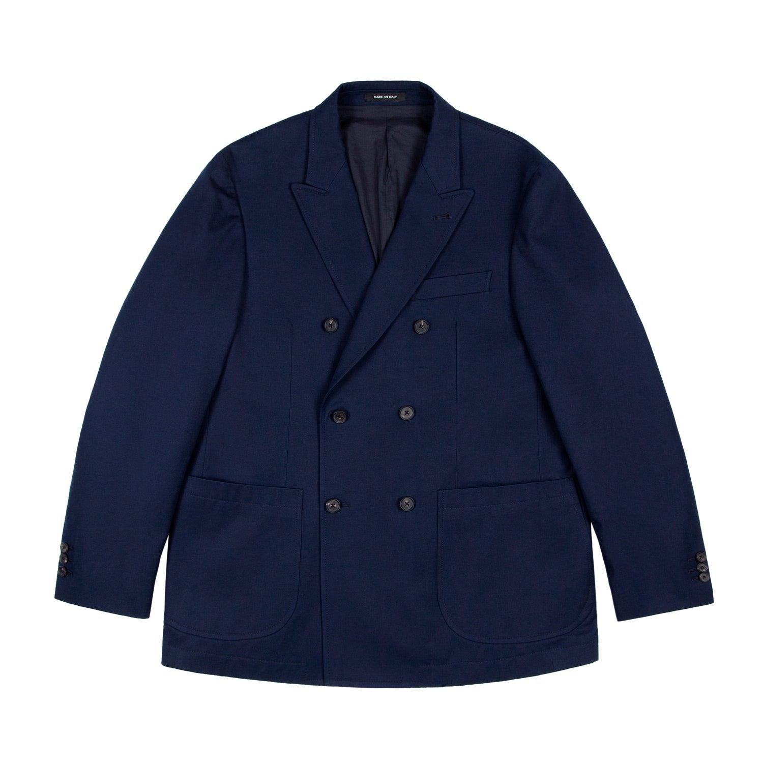 Cotton Double Breasted Jacket - Noah
