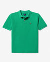 Noah - Pique Polo (FW22) - Kelly Green - Swatch