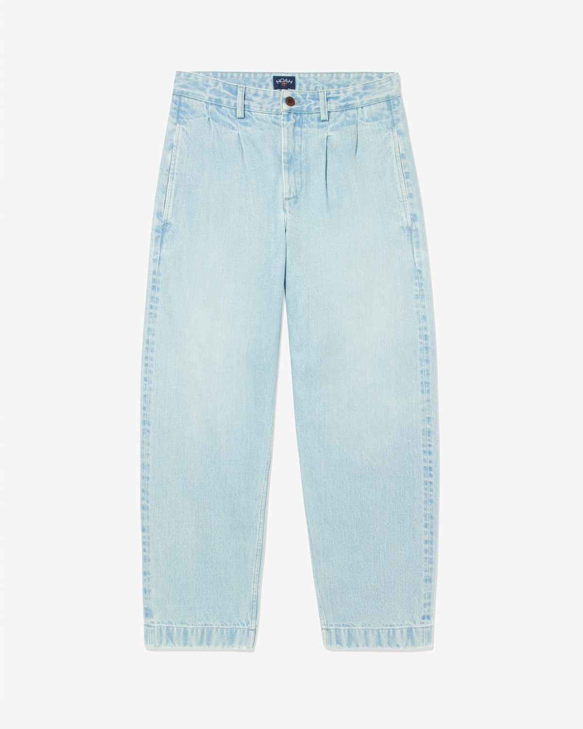 Double-Pleat Denim Pant