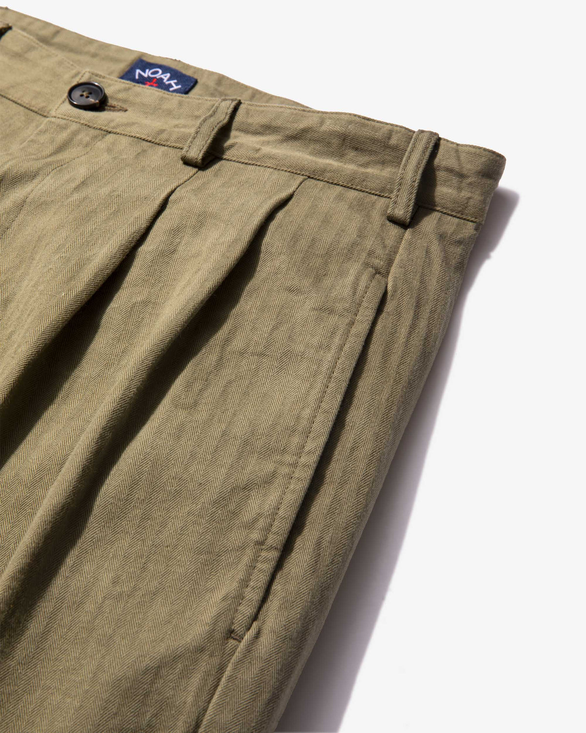 Noah Double-Pleat Herringbone Pant 2本セット | finiscapital.com