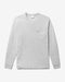 Noah - Classic Long Sleeve Pocket Tee - Heather Grey