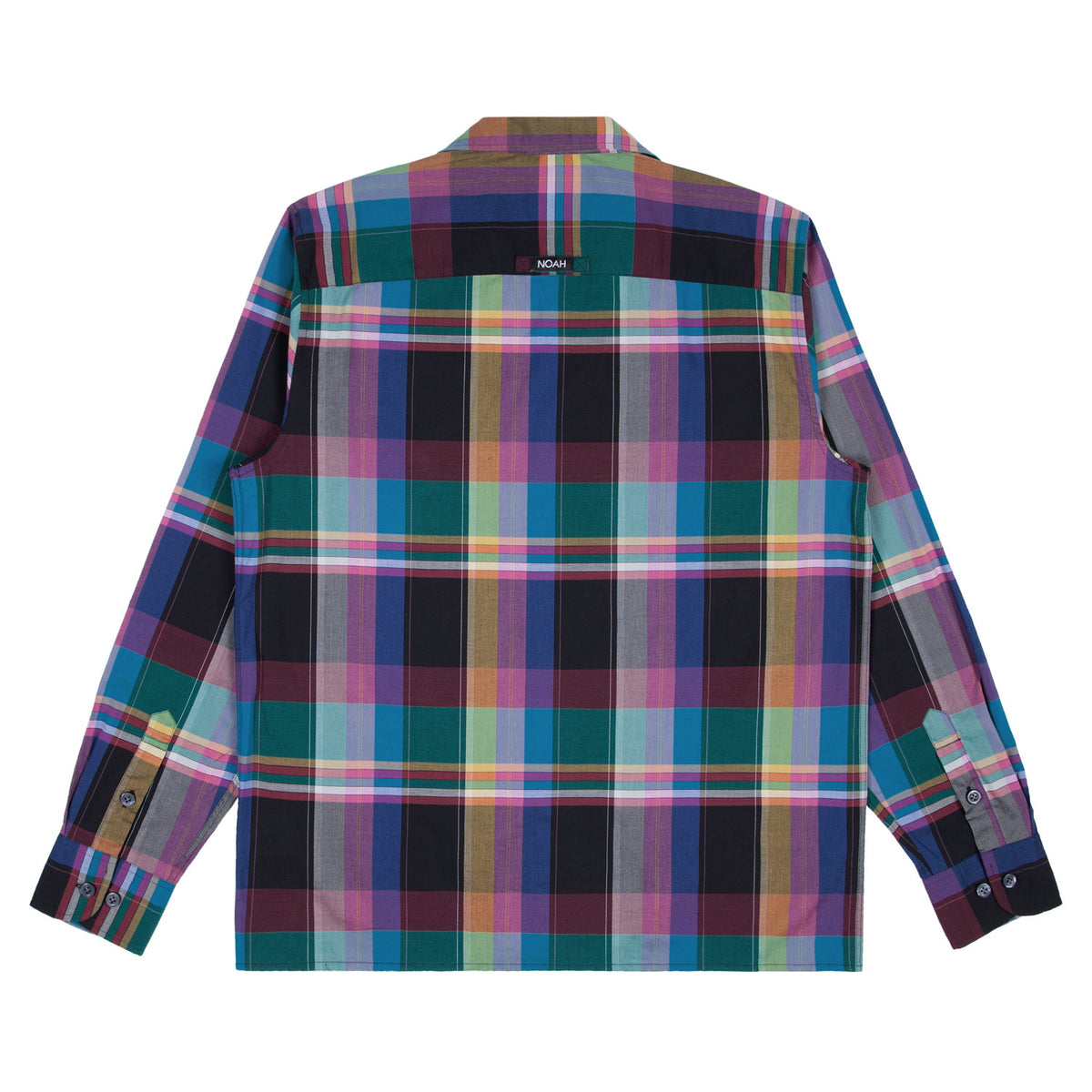Black Madras Plaid Shirt