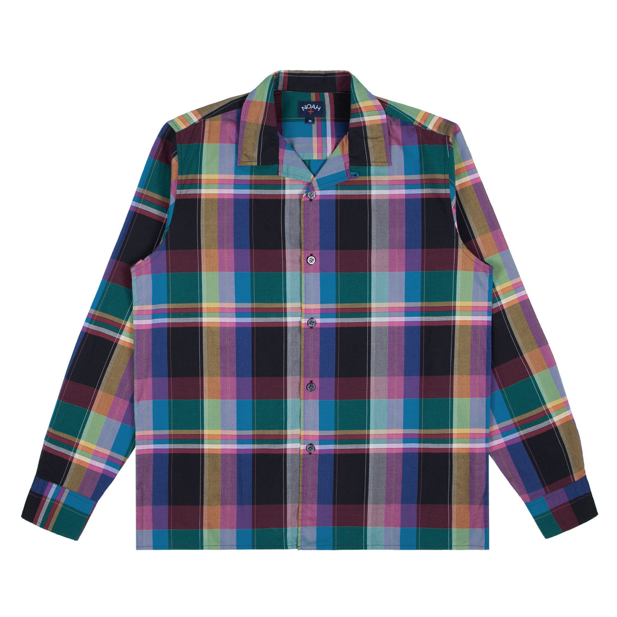 Black Madras Plaid Shirt