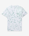 Noah - Splatter Dye Pocket Tee - Green/White - Swatch