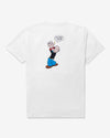 Noah - Popeye Pocket Tee - White - Swatch