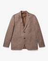 Noah - Linen Sack Jacket - Brown - Swatch