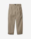 Noah - Twill Double-Pleat Pant - Khaki - Swatch