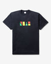 Noah - Blocks Tee - Jet Black - Swatch