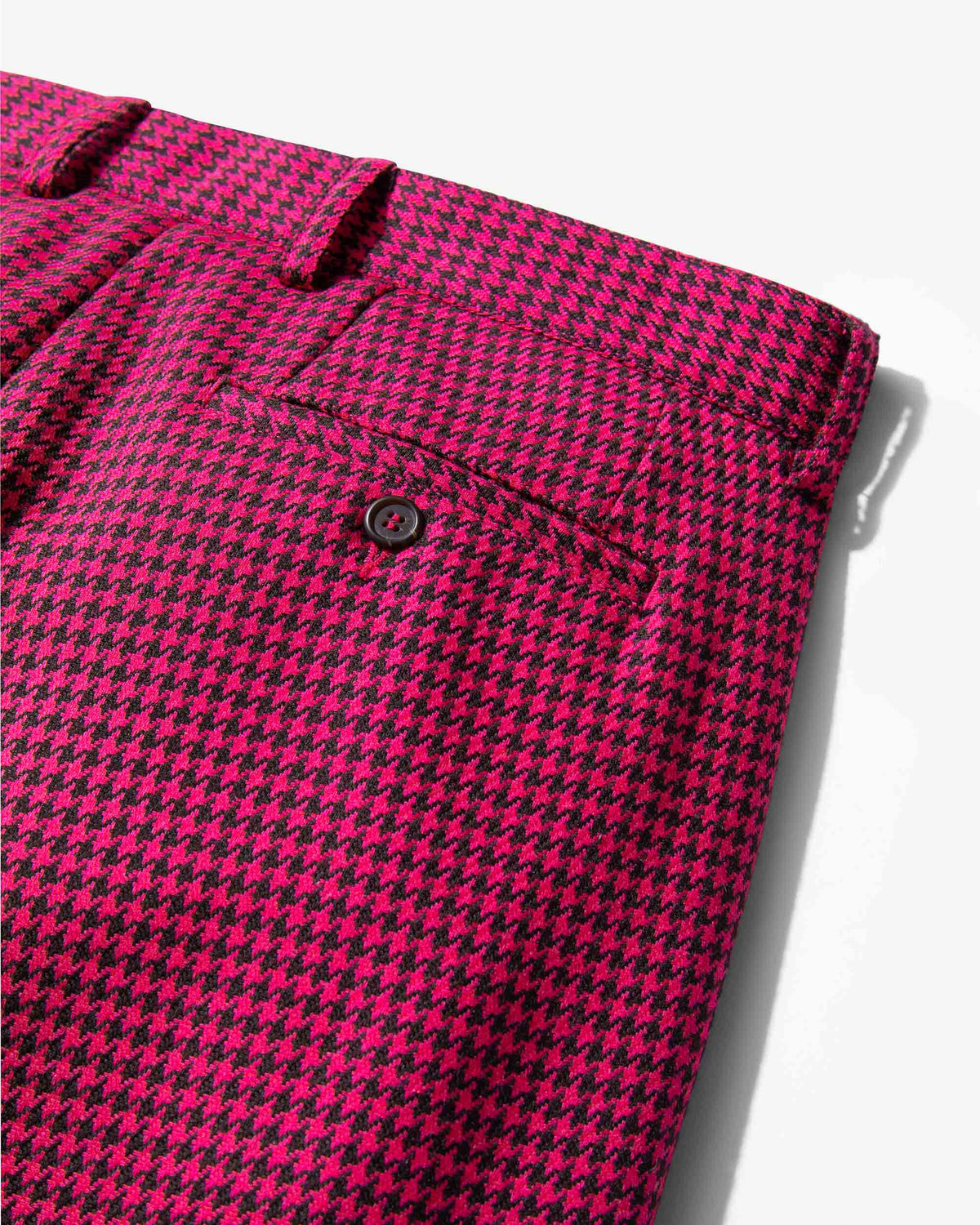 Houndstooth Double-Pleat Trousers