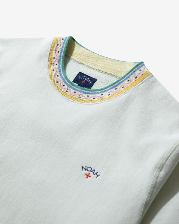 Noah - Jacquard Polka Dot Collar Crewneck - Detail