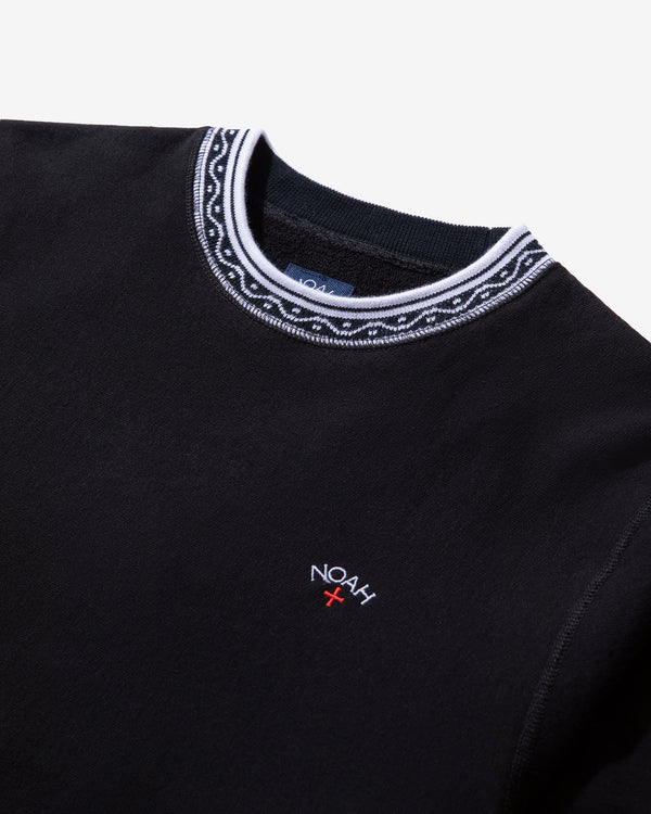 Noah - Jacquard Polka Dot Collar Crewneck - Detail