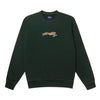 Noah - Cheetah Crewneck - Dark Pine - Swatch